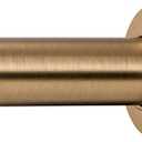 Ivilon Tension Curtain Rod - Spring Tension Rod for Windows or Shower, 24 to 36 Inch. Warm Gold