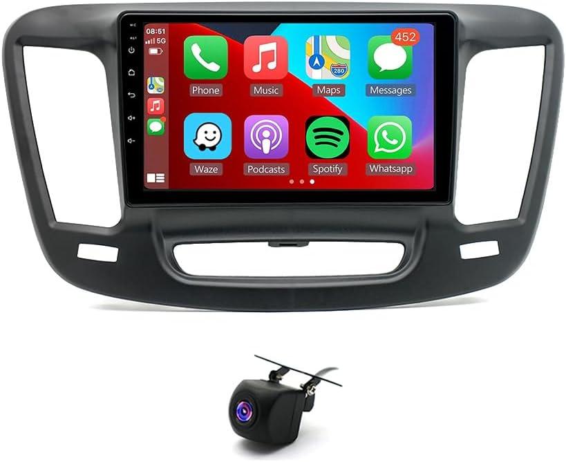 9" Android 13 2+32G Double Din Car Stereo Fit for Chrysler 200 200C 200S 2015-2019 with CarPlay Android Auto GPS Radio Navigation Bluetooth AHD Camera 9 Inch Touch Car Audio Stereo(2+32G)