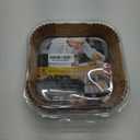 4 qt Air Fryer Liners, Chefman Air Fryer Liners, Disposable 4qt Air Fryer Liner for GreenLife 4.5 QT Cuisinart Airfryer, Non-stick Parchment Paper for Frying, Baking- Unbleached(120Pcs) (7.5"Square)