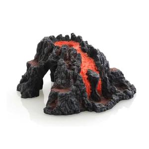 Fnaumdol Aquarium Decorations Cave Fish Tank Accessories Volcano Decor (Large)