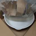 CAROTE 12Inch Nonstick Deep Frying Pan with Lid, 5.5 Qt Jumbo Cooker Saute Pan with Pour Spout, Skillet Induction Cookware, Non Stick Cooking Pan Kitchen Pan PFOA Free, White Granite