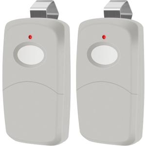 2 Replacement for Multicode Linear 3089 Garage Gate Door Opener Remote Transmitter, 308911, MCS308911,10 dip Switch 300MHz, Grey