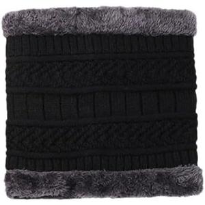 Hgvcfcv Winter Men's Women's Thick Beanie Knitted Hat Winter Hat Beanie Women's Wool Scarf Hat