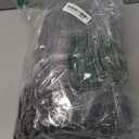 Kitinjoy Indoor Outdoor Door Mat, 59x36 Non-Slip Absorbent Dirt Trapper, Low-Profile Washable Inside Entrance Front Floor Mat, Sturdy Soft Entry Doormats for Entryway, Black