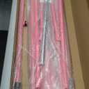 Gymnastic Bars for Kids with Adjustable Height, Folding Gymnastic Training Kip Bar, Expandable Horizontal Bar for Home (Pink)