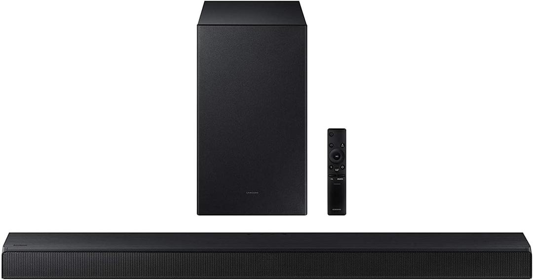 Samsung HW-A450/ZA 2.1ch Soundbar with Dolby Audio (2021), Black, Bluetooth