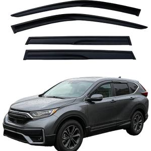 4PCS Tape On Rain Guards Window Visors for Honda CRV(CR-V) 2023-2026