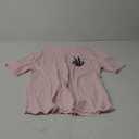 ASTANFY Oversized Tshirts for Women: Deserve Day Shirt Funny Skeleton Shirts Casual Oversized Graphic Tees Tops (X-Large, Pink)