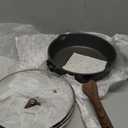 SENSARTE Nonstick Frying Pan Skillet with Lid 9.5Inch Non Stick Omelette Pans, Healthy Kitchen Cooking Chef's Pan with Cover, Free of Intentionally Added PFOA/PFOS, Induction Compatible, Black