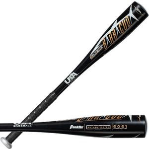 Franklin Sports Teeball Bat - Barracuda Metal Teeball Bat (-11) - USA Baseball Approved - 2 5/8" Barrel - 24 in./13 oz.