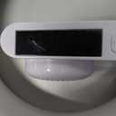 Bluetooth Speaker Wireless Phone Charger Station, G Shaped Music Lit Lamp, Colorful Atmosphere Light Wireless Charging And Alarm Clock, RGB Night Light for Bedroom, Office, Home Decor (White)