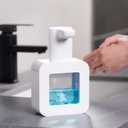 Automatic Foaming Soap Dispenser, 400ml Refillable Hand Soap Dispenser for Bathroom Touchless Foaming Hand Sanitizer Electric Foam Soap Dispenser Pump Rechargeable with Sensor for Kitchen(white)