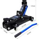 ANTPOWER 2 Ton Floor Jack,with Wheels for Secure Lifting,Fast Lift Floor Jack, Quick Lift Pump for Sport Utility Vehicle,Providing Stable Support for Various Cars,lifting range of 5.31" to 13" (2 Ton)