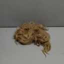 Topcosplay Mens Wigs Long Curly Hippie Rock Wigs Ash Blonde Cosplay Halloween Costume Party Wig