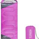 tuphen- Sleeping Bags for Adults Kids Boys Girls Backpacking Hiking Camping Microfiber Liner, Cold Warm Weather 4 Seasons Indoor Outdoor Use, Lightweight & Waterproof