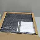 Furnulem Night Stand with Charging Station and Led Light, 4 Drawer Dresser for Bedroom, Small Nightstand Bedside Table, Fabric Bins, Metal Frame, Wood Shelf, Side Furniture(Rustic Brown)