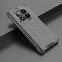Ultra-Thin Honeycomb Shockproof Cover for Xiaomi Redmi Note 14 Pro 5G, Non-Yellowing Durable PC Back Anti-Scratch Drop Protection Phone Case for Xiaomi Redmi Note 14 Pro Transparent Black
