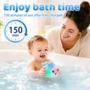 ANGGIKO Baby Bath Toys, Pool Water Toys for Babies, Toddler Bath Toys for Kids Ages 1-3, 1 Year Old Boy Girl Gift Light Up Whale Bath Toy Sprinkler, Baby 6-12-18 Months Bathtub Outdoor Water Table Toy
