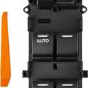Honda Accord Window Switch 2008-2012 35750-Tb0-H01 Fit for 2009 2010 Door Switch Driver Side (One Auto Button)