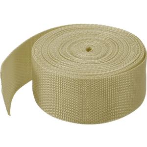 MECCANIXITY Lightweight Polypropylene Webbing Strap 2" 10 Yard Backpack Strapping Band Light Khaki for Outdoor Luggage Cargo Straps