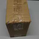 Tissue Box Cover Rectangle Resin Decorative Tissue Holder Travertine Stone Look Facial Paper Dispenser for Living Room Bedroom Office Bathroom Kitchen Hotel Cafe(Cream)