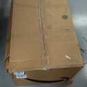 Adjustable Dog Ramp for Bed - Foldable Wooden Ramp for Dogs to Get on Bed, Couch, or Car with 13.4" Wide Walking Space (Walnut Wood with Gray Carpet, Medium)