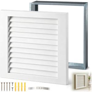 Wooden AC Return Air Vent Cover, 20" Wide X 20" Tall X 3" Deep