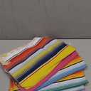 6 Pack Mexican Table Runners 14 x 84 Rainbow Colors Large Boho Mexican Theme Party Decoration for Cinco de Mayo Fiesta Party 6 Serape Table Runner (14 x 84)
