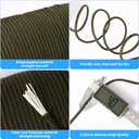 Paracord 550Lb,9 Strand Paracord Rope 328ft Parachute Cord for Outdoor Camping Hiking Survival,Army Green