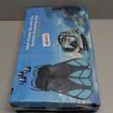 Snorkeling Gear for Adults Men Women, 3 in 1 Snorkel Set with Panoramic View Diving Mask Anti-Fog Anti-Leak, Snorkel Mask Dry Top Snorkel Fins for Swimming, Snorkeling and Travel Diving