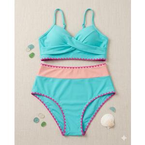 Teen Girls Two Piece Bikini Set
Swimsuit for Girls 13-14Y