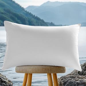 Canadian Luxury Goose Down Pillows 80% Down 20% Feather 1050 Fill Power with 100% Cotton Pillowcase Fluffy Bed Pillows for Sleeping (King, Pack of 1)