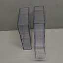 2 Pack Drink Packet Organizer, Acrylic Drink Mix Holder with 4 Clear Drawers Water Flavor Packets Container for Kitchen Pantry Home Organization (2 Pack)