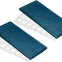 PATIKIL 24 Compartments Paint Palette, 2 Pack Plastic Painting Tray Deep Saver Box Detachable with Soft Cover Art Supplies Storage Organizer for Watercolor Gouache Oil Paint Art