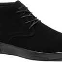 OrthoComfoot Men's Orthopedic Ankle Boots Walking Shoes: Arch Support Leather Dress Oxfords for Plantar Fasciitis, Comfortable Orthotic Fashion Sneakers for Foot Heel Pain Relief (Black), Size 13