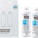 SAMSUNG Genuine Filters for Refrigerator Water and Ice, Carbon Block Filtration for Clean, Clear Drinking Water, HAF-QIN-3P, (Pack of 3)