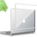 UESWILL Compatible with MacBook Air 11 inch Model A1370 A1465 Glossy Crystal Clear Transparent Hard Shell Case Cover, Clear