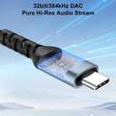 J&D USB C to RCA Audio Cable, Type-C Male to 2RCA Male Y Splitter Car Auxiliary Stereo Speaker Amp Cord, Compatible with Pixel 10/9/8, iPhone 16/17 Series, Galaxy S25/24, 3.3 Feet