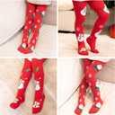 Christmas Toddler Tights,2PCS Tights for Baby Girls Infant Leggings Stockings Pantyhose for Newborn 2-12 Years (M)