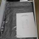 SLEEPING LAMB Side Table for Living Room, 3-Tier End Table for Small Space with Wide Storage Tabletop, Classic Black Narrow Nightstand for Bedroom, Sofa Couch