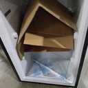 3.0 Cu.ft Small Freezer, Mini Upright Freezer with Adjustable Thermostat, Removable Shelves, Reversible Single Door, for Bedroom/Home/Dorms/Apartment, Black