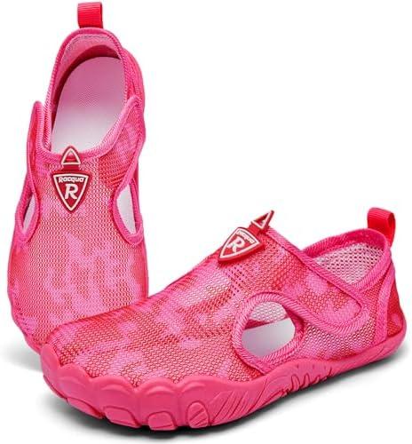 Racqua Kids Water Shoes Beach Swim Breathable Quick Dry Shoes for Boys Girls (Little Kid/Big Kid) Size 218 Racqua Kids Water Shoes Beach Swim Breathable Quick Dry Shoes for Boys Girls (Little Kid/Big Kid) Size 218