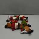 Lulu Home Christmas Tree Ornaments, Xmas Hanging Plush Decorations, 6 PCS