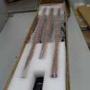 Easel TV Stand with Tripod Base for 45-65 inch Flat Screen up to 77lbs, Height Adjustable TV Stand Tripod for Living Room w/Cable Ties, 180Swivel, Black