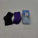 6Pairs Neuropathy Socks - Toeless Compression Socks for Women & Men, Plantar Fasciitis & Achilles Tendonitis Relief, Arch Support (Large)