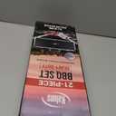 Kaluns BBQ Accessories Grill Tools, Mens Valentines Day Gifts for Him, Heavy Duty Stainless Steel Barbecue Grill Accessories for Outdoor Grill with Aluminum Case and Apron, Grilling Gifts for Men Dad