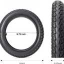 Heavy-Duty 14 x 2.125 57-254 Tire and Tube Set with Angled Valve Stem 14 Inch Electric Scooter Tire Tube for Replacement Electric Scooters and E-Bike Tires 1 Set, 212/32R14