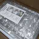 Dish Drying Rack, Double Layered countertop Kitchen Organizer with Drainage Large Bowl Rack and Storage Rack with Drainage Board, Suitable for Kitchen Bars (Silver) (Small)