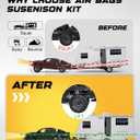 RETRUE Rear Air Bags Suspension Kit for Silverado Sierra 2500HD 3500HD