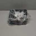 KYODOLED Cash Box with Combination Lock Safe Metal Money Box with Money Tray for Security Lock Box 7.87"x 6.30"x 3.35" Black (Medium)